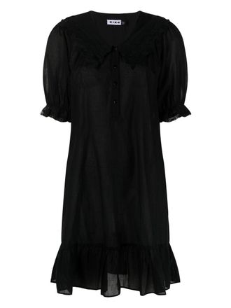 Rixo Nanette cotton nightdress - Black