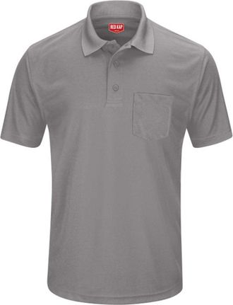 Red Kap Short Sleeve Performance Knit Pocket Polo