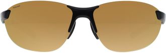 Smith Rimless Unisex Matte Black Gold Mirror Polarized & Bonus Ignitor Parallel 2 - One Size