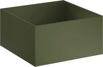 vidaXL Macetero De Jard&iacute;n Verde Oliva 60 X 60 X 40 Cm Vidaxl
