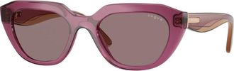 Vogue Eyewear Vo 5711S Zonnebril - Dames - Zonnebrillen - Paars - 51 MM - Nylon - Accessoires