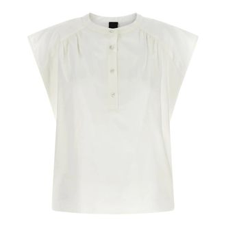 Pinko Shirts, female, White, Size: 2XS Apecchio Blouse