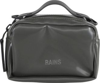 Rains Moerasgroene Micro Tas met Rits - Dames - Handtassen - Groen - ONE Size - Tassen