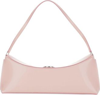 Jacquemus Elongated Pink Leather Handbag