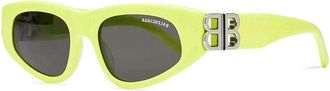 Balenciaga BB0095S007 Neon Acetate Sunglasses - Yellow