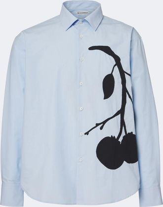 J.W.Anderson Appliqu&eacute; cotton poplin shirt