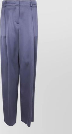 Giorgio Armani tailored trousers belt loops pleats side pockets