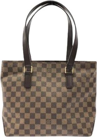 Louis Vuitton Pre-owned Tote Bags, female, Brown, Size: ONE SIZE Pre-owned Damier Cabas Piano Tote Bag