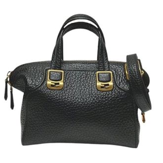 Fendi Pre-owned Handbags, female, Black, Size: ONE SIZE Pre-owned Chameleon 2way Leather Bag