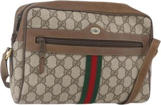 Gucci Pre-owned Plastic Cross Body Tas - Dames - Vintage Schoudertas - Beige - ONE Size - Vintage