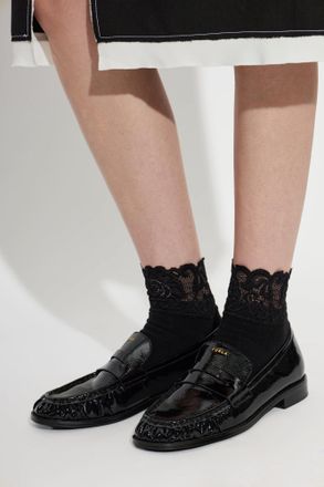 Furla Soft Shoes, Loafer Type, Womens, Black