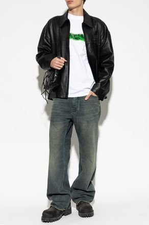 Balenciaga T-shirt With Print, Mens, White