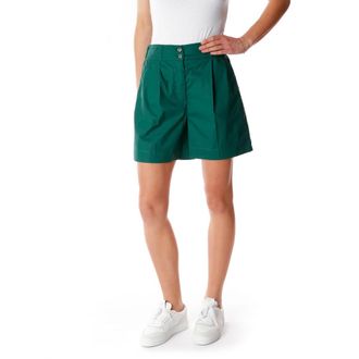 Woolrich Wwsh 0027 Casual Shorts - Dames - Korte Broeken - Groen - XL - Katoen - Korte Broeken