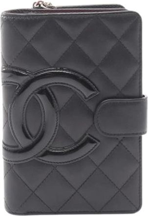 Chanel Pre-owned Wallets, female, Black, Size: ONE SIZE Pre-owned Vintage Wallet (bi-fold)
