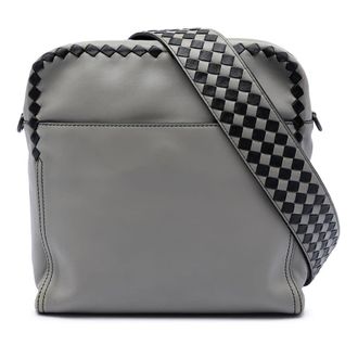 Bottega Veneta Pre-owned Bottega Veneta Intrecciato Trimmed Nappa Crossbody Unisex W6QWPD0IIUOSKD44