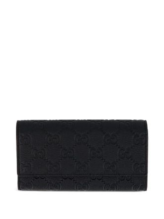 Gucci GG-monogram wallet - Black