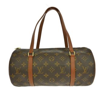 Louis Vuitton Papillon Handbag Monogram Canvas Brown Canvas Handbag (Pre-Owned)