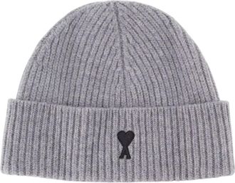 Ami Ami De Coeur Muts - unisex - Accessoires - Grijs - Maat: ONE Size Wol