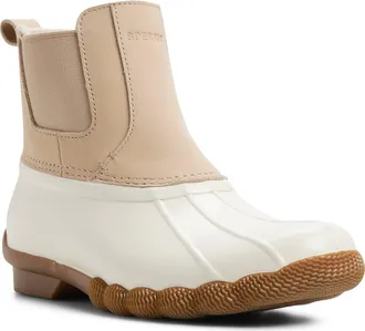 Sperry Top-Sider Saltwater Waterproof Duck Boot in Ivory at Nordstrom, Size 10.5