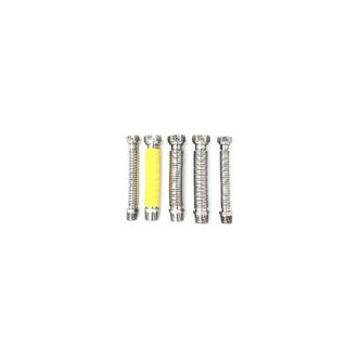 Aton Kit 5 Pz Flessibili Inox Estensibili Per Caldaie A Gas Misura: Mm. 150/300