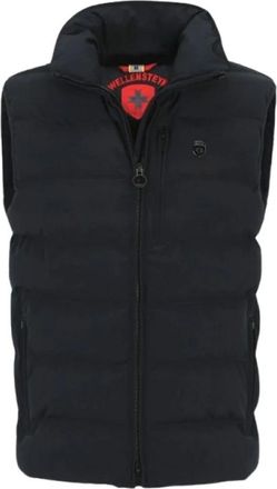 Wellensteyn Jassen, Heren, Blauw, M, Polyester, Blackbird Short Vest