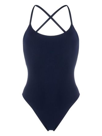 Lido Badpak met gekruiste rug - Blauw