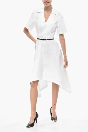 Givenchy Chemisier DAY in Popeline di Cotone con Cintura Givenchy