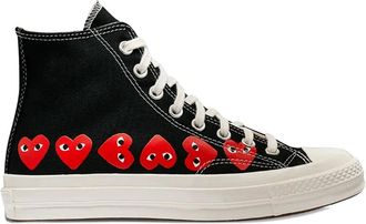 Comme Des Gar&ccedil;ons Sneakers Chuck 70 Multi Heart x Converse - Nero