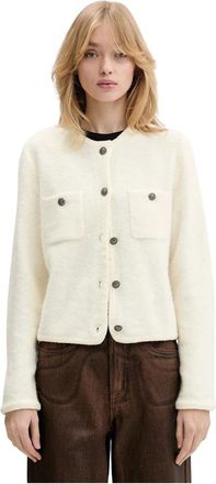 Gestuz Truien & Vesten, Dames, Beige, XL, Curie Cardigan