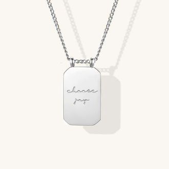 Mantra Choose Joy - Necklace in Silver at Nordstrom