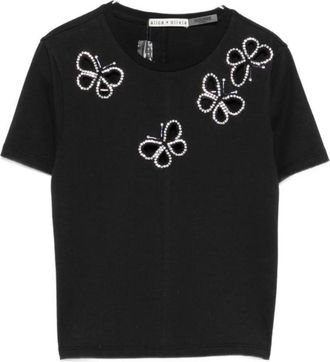 Alice & Olivia T-shirts en Poloshirts Zwart - Dames - T-shirts - Zwart - XS - Tops