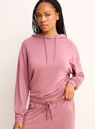 Miiyu Womens Supple brushed underside hooded jacket