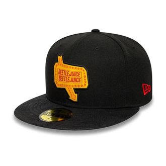 New Era Six-Panel Visor Cap - unisex - Petten - Zwart - ONE Size - Accessoires