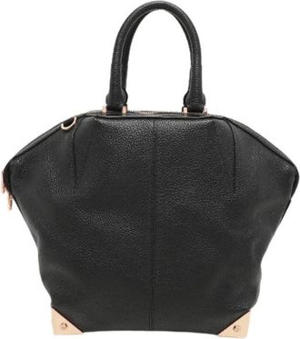 Alexander Wang Pre-owned Handbags, female, Black, Size: ONE SIZE Pre-owned Leather Satchel
