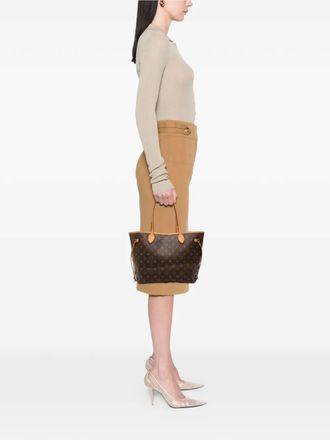 Louis Vuitton 2021 Monogram Neverfull MM tote bag - Brown