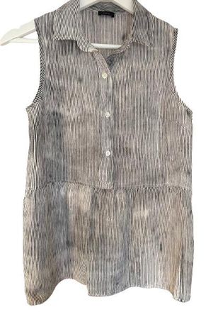 Joseph Merino Wool/Silk Blend Striped Top Size 36