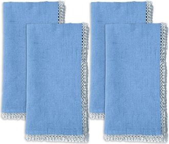 Lenox Set Of 4 French Perle Solid Napkins
