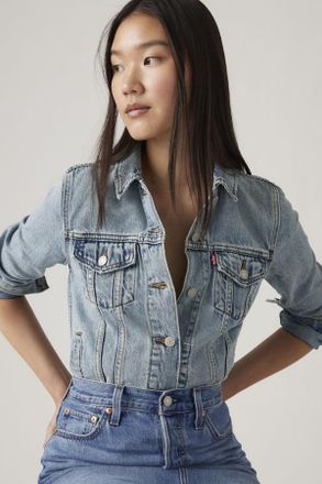 Levi's La chaqueta Trucker Original - Mujer - 2XS - Azul / All Mine