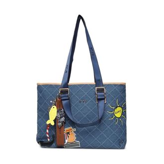 V&deg; 73 Tote Bags, female, Blue, Size: ONE SIZE Shopping Tita Tote