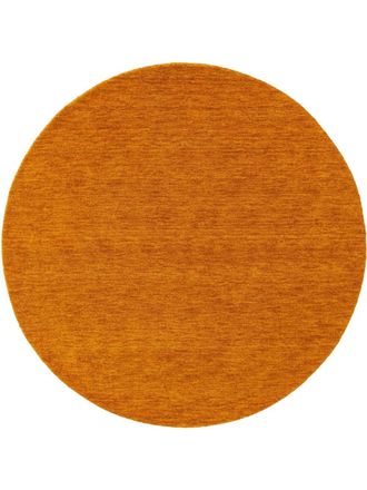 benuta Alfombra de lana redonda amarillo &oslash; 200 redondo