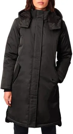 Bernardo Micro Breathable Water Resistant Recycled Polyester Raincoat in Black at Nordstrom Rack, Size X-Small