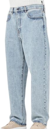 A|X Armani Exchange Light Blue Vintage-Wash Cotton Straight-Leg Jeans