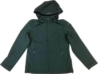 Icepeak Brenham Womens Softshell Jacket, Size: 16, Green 590, 44