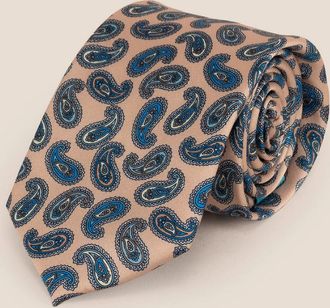 Oswin Hyde Mens Paisley Champagne