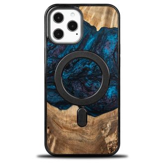 OEM Funda Bewood Unique Para Iphone 12 Pro Max - Planetas - Neptuno Con Magsafe