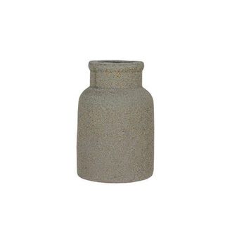 Foreside Home And Garden Distressed Gray Terracotta Bud Vase at Nordstrom