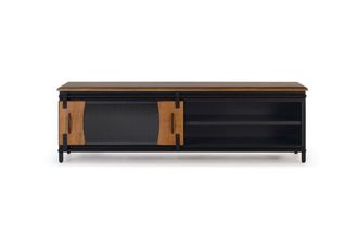 Giner&Colomer Mueble tv de madera de mango y metal