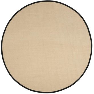 Safavieh Alfombra sisal beige/nero 183 x 183 cm