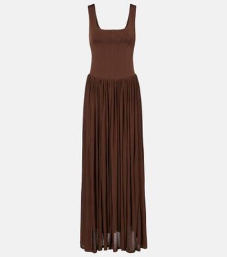 SIMKHAI Jamie jersey maxi dress