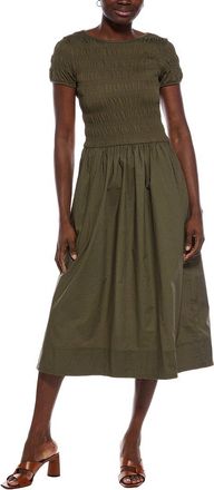 Madewell Abruzzo Smocked Midi Dress